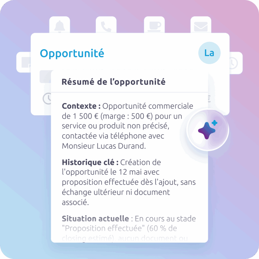 IA CRM opportunità